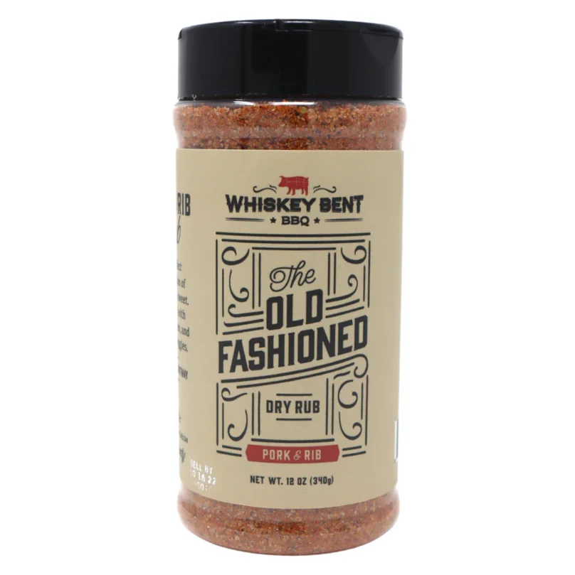 Traditional Whiskey Bent BBQ The Old Fashioned Dry Rub 12 oz. Refined