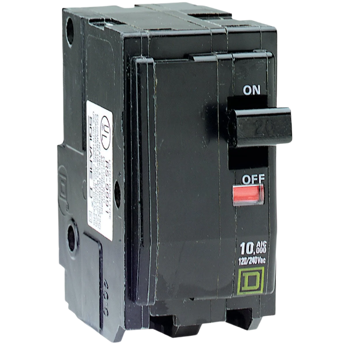 Fine Crafted Square D QO 40A Double-Pole Circuit Breaker Sophisticated