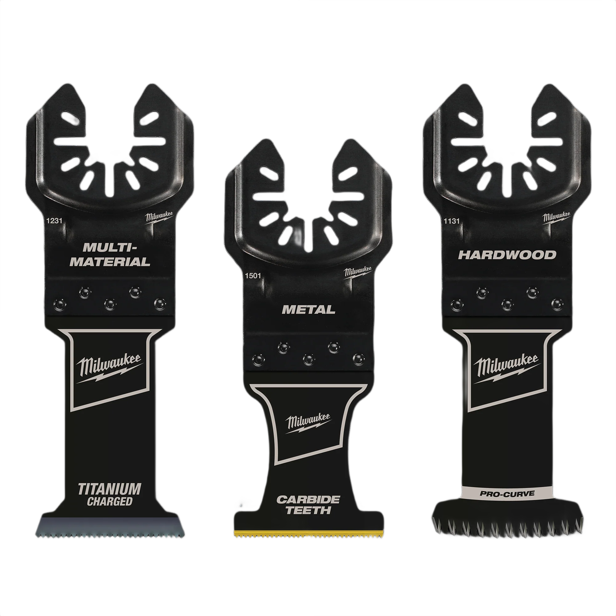 Practical Milwaukee OPEN-LOK™ 3-PC All-Purpose Multi-Tool Blades Recyclable