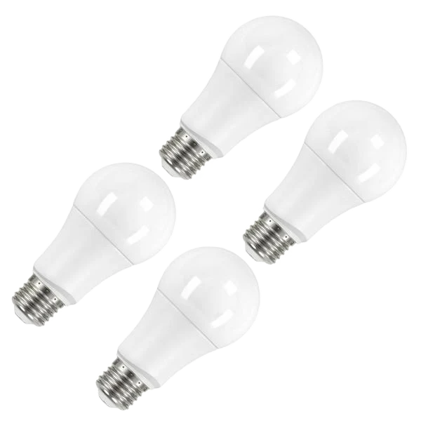 Easy-to-Use Satco 9.5 Watt A19 LED Medium Base Frosted 40K 4-Pack Eco-Friendly