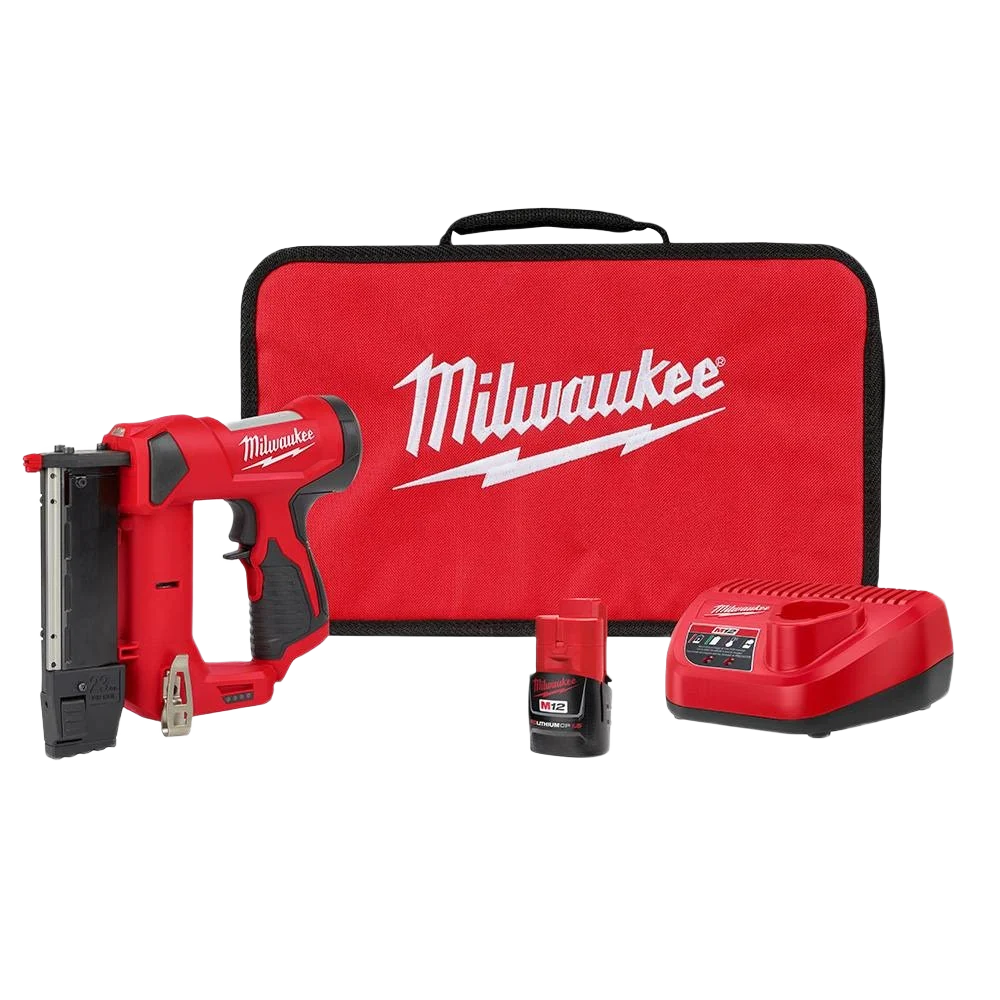 Clean Milwaukee M12™ 23-Gauge Pin Nailer Kit Casual