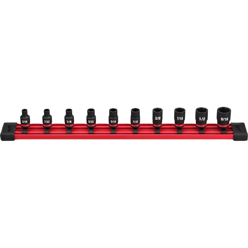 Versatile Milwaukee SHOCKWAVE™ Impact Duty™ 10-PC 1 4 Drive SAE Standard 6-Point Sockets Efficient