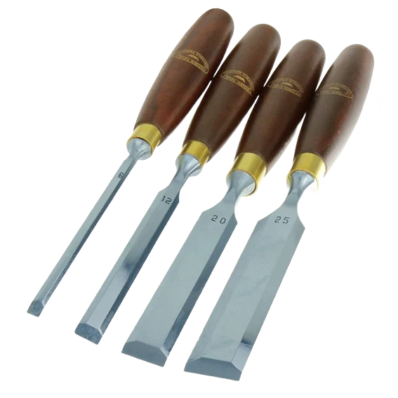 User-Friendly Crown 4 Pc. Bench Chisel Set Reusable