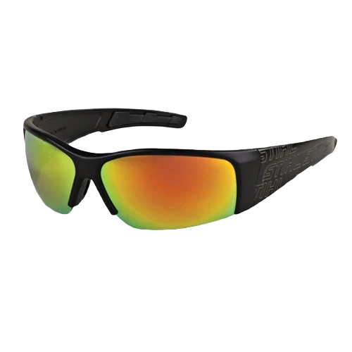 Reliable STIHL Black Wrap Glasses with Gold Mirror Lens Pure