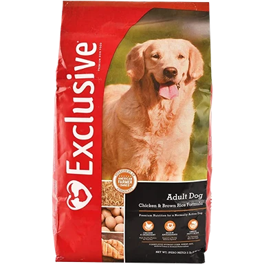Recyclable Exclusive Chicken Brown Rice Adult Dry Dog Food 30 lb. Authentic