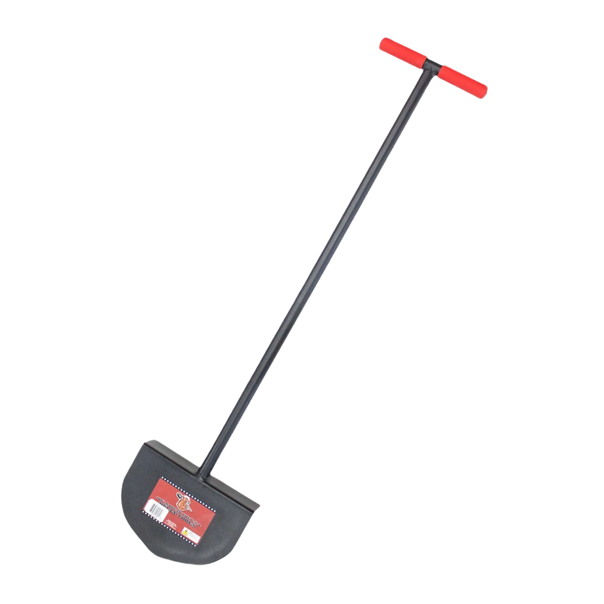 Convenient Bully Tools Round Lawn Edger with Steel T-Style Handle 38 in. Organic