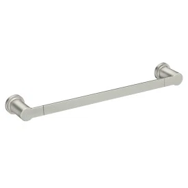 Contemporary Moen Brushed Nickel Rinza 18 Towel Bar Functional
