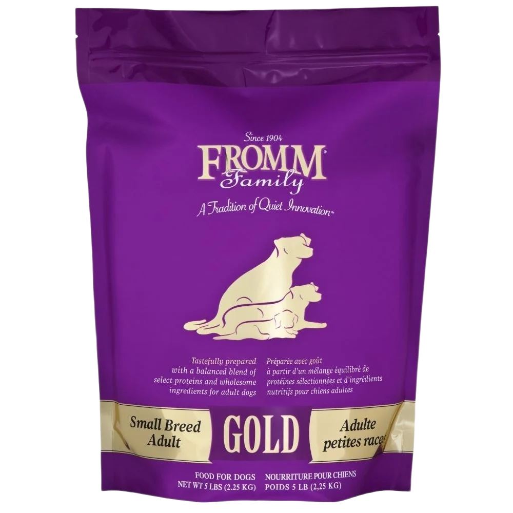 Recyclable Fromm Gold Small Breed Adult Dry Dog Food 5 lb. Prestigious