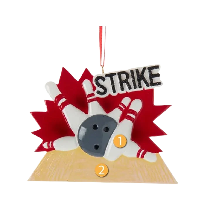 Exceptional Kurt S. Adler Personalized Strike Ornament Next-Generation