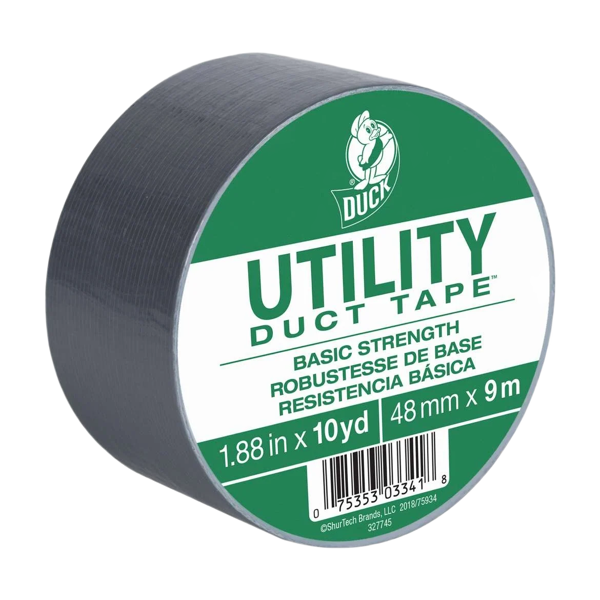Elite Duck Brand Silver Utility Duck Tape 1.88 in. x 10 yd. Original