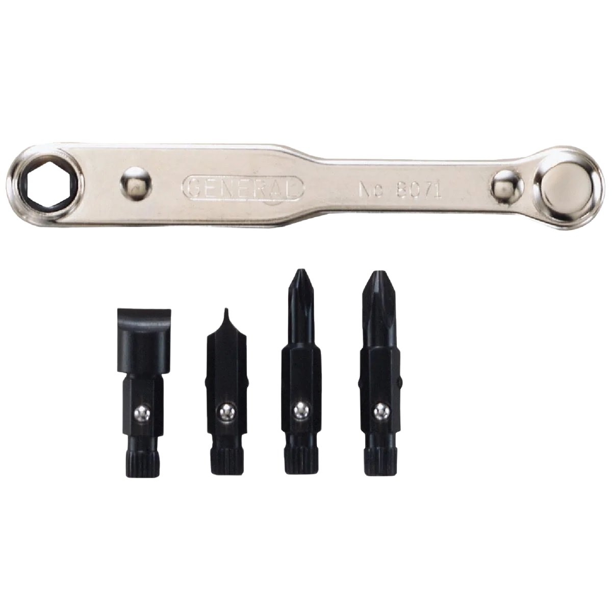 High-Quality General Tools Ratchet Offset Screwdriver Set Professional