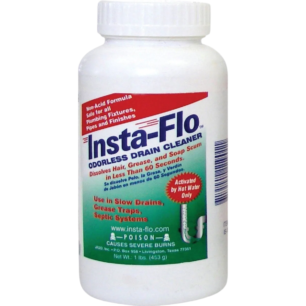 High-Quality Insta-Flo 1 Lb. Crystal Drain Cleaner Quality