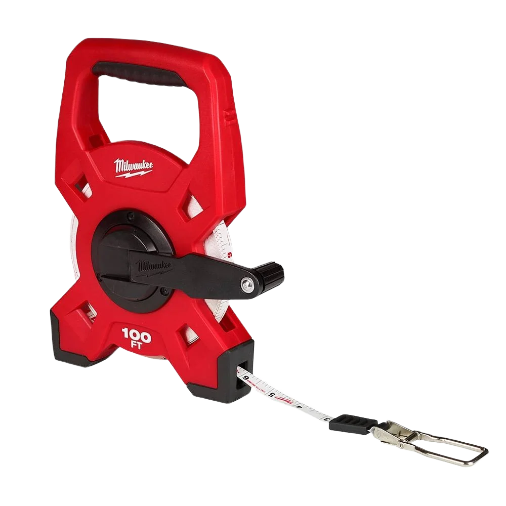 Luxury Milwaukee 100′ Fiberglass Open Reel Long Tape Premium Material