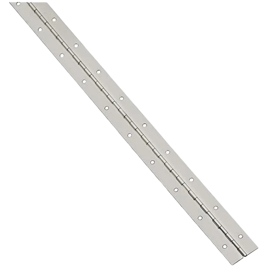 Trendy National Hardware Steel 1-1 16 x 30 Nickel Continuous Hinge Minimalist