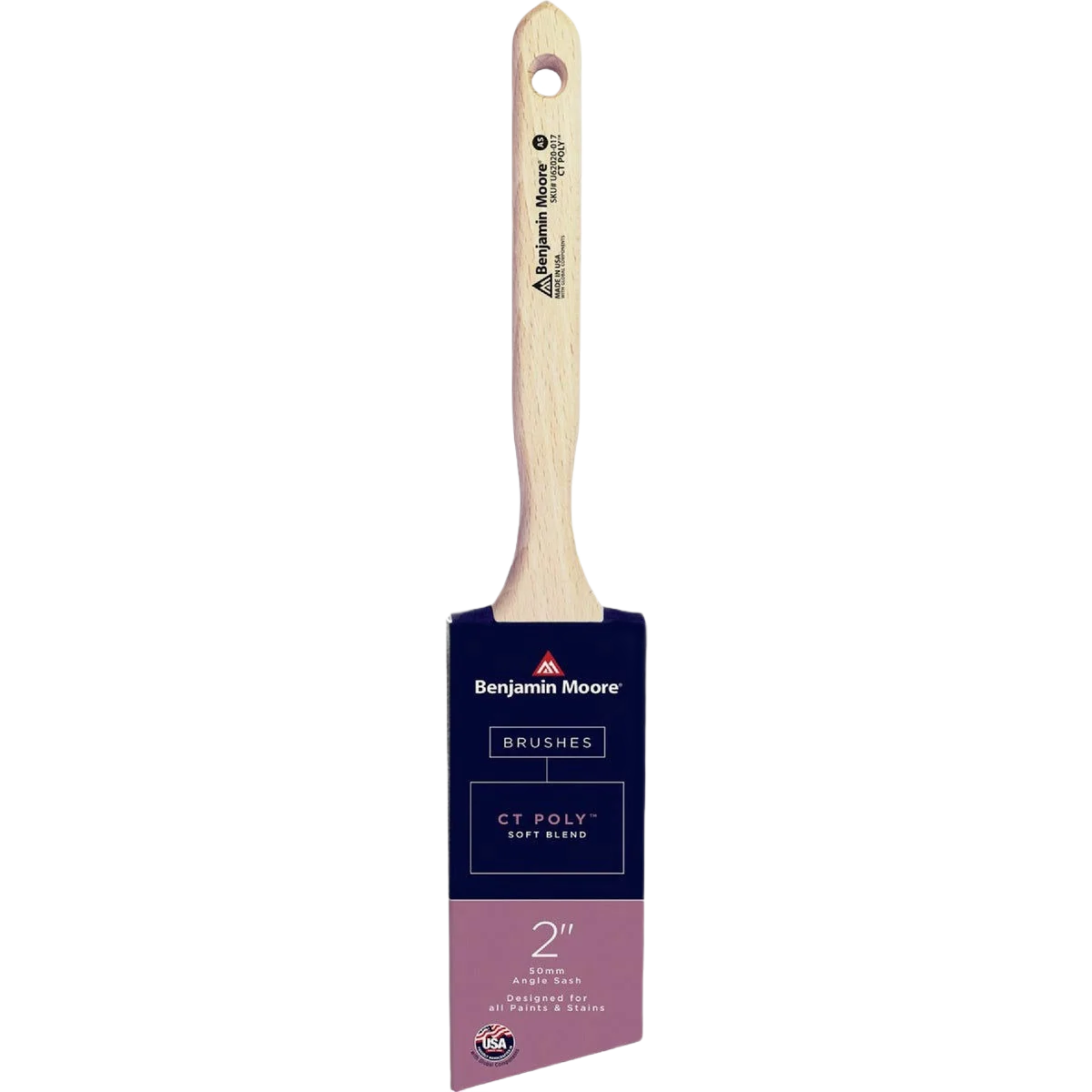 Expertly Made Benjamin Moore 2 Angle Sash Brush Flexible
