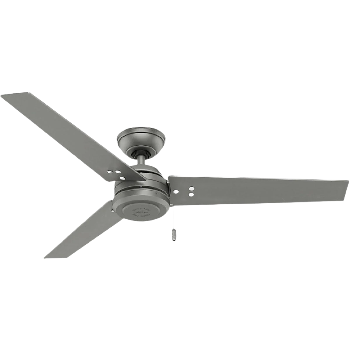 Versatile Hunter Cassius Matte Silver Outdoor Ceiling Fan 52 in. Carefully Designed