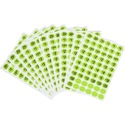 User-Friendly Hillman Pre-Priced Garage Labels 600 Piece Modern