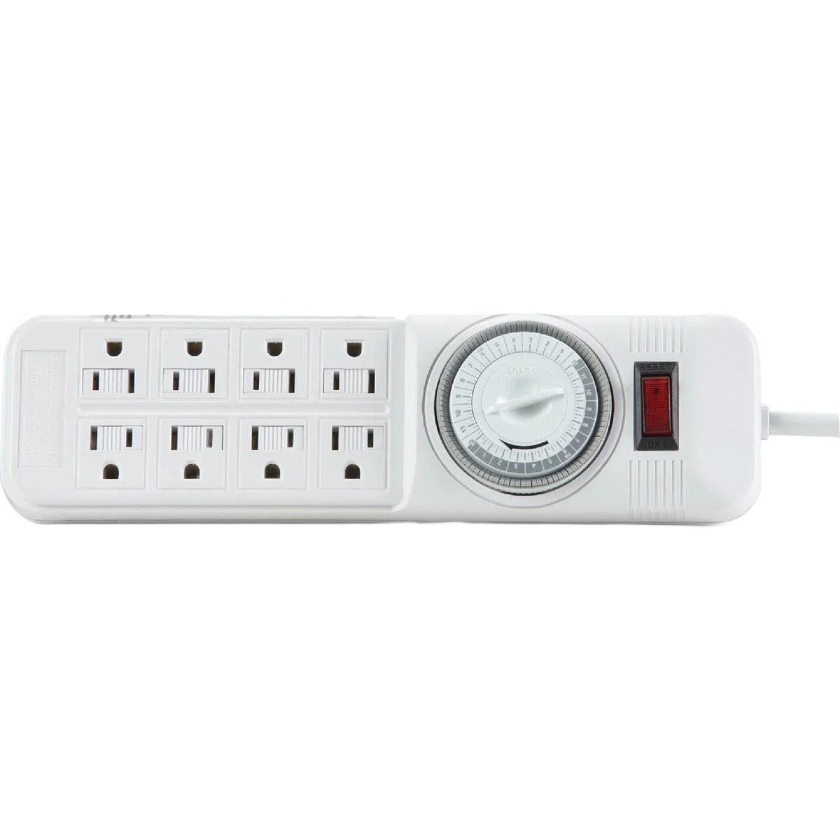 Original Do it 8 Outlet Power Strip with Timer Green