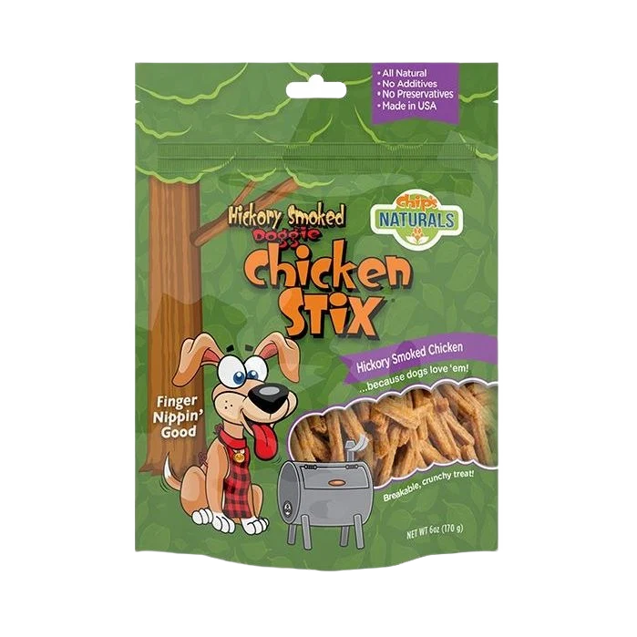 Breathable Chip’s Naturals Hickory Smoked Doggie Chicken Stix 6 oz. Carefully Designed