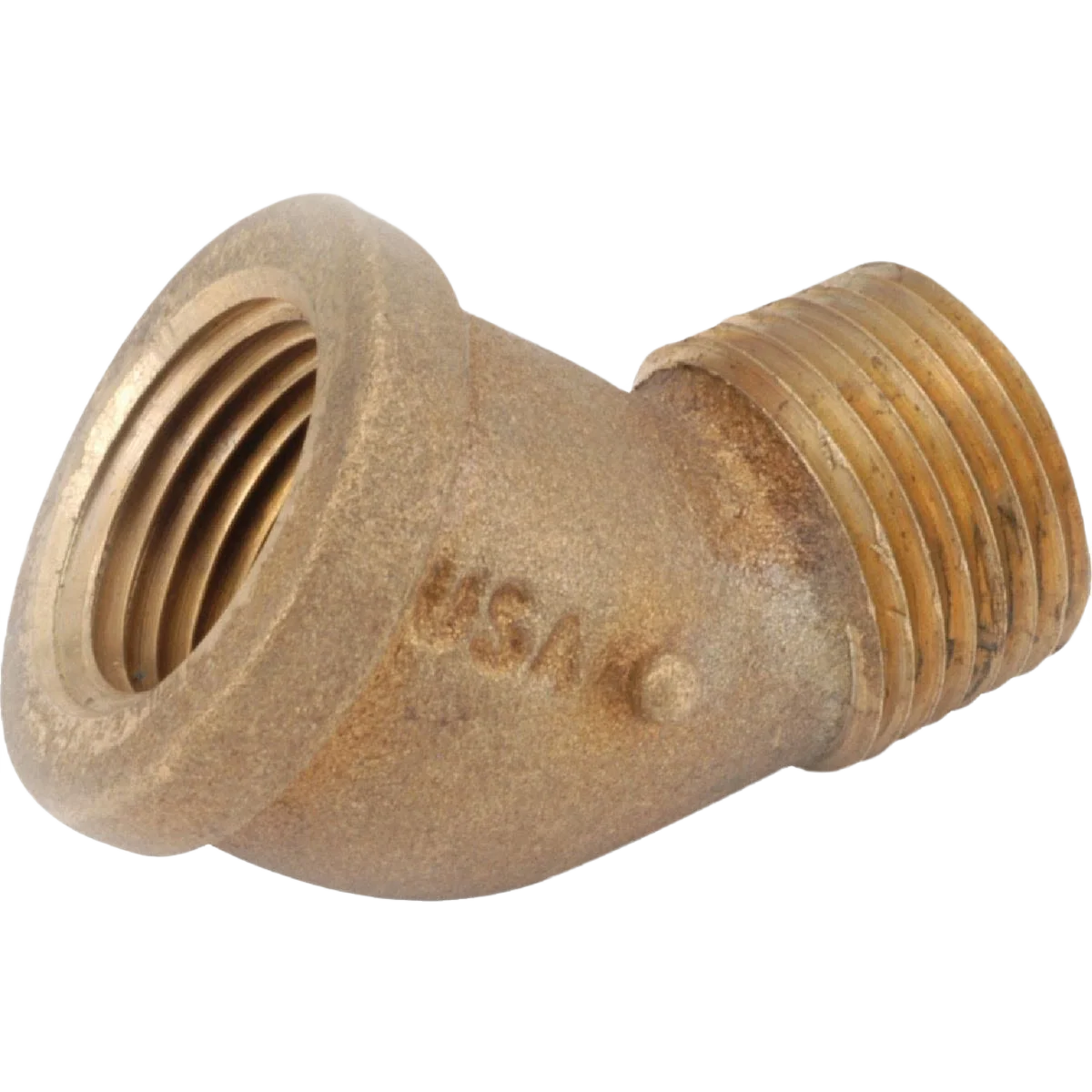 Fine Crafted Anderson Metals 1 8 In. 45 Deg. Red Brass Elbow Verified