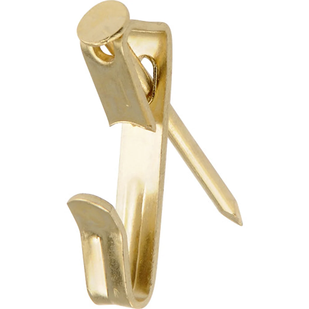 Next-Generation Hillman Brass Picture Hanger 30 lb. Proven