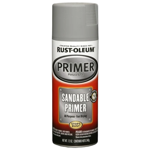 Long-Lasting Rust-Oleum Auto Gray Sandable Primer 12 oz. Trendy