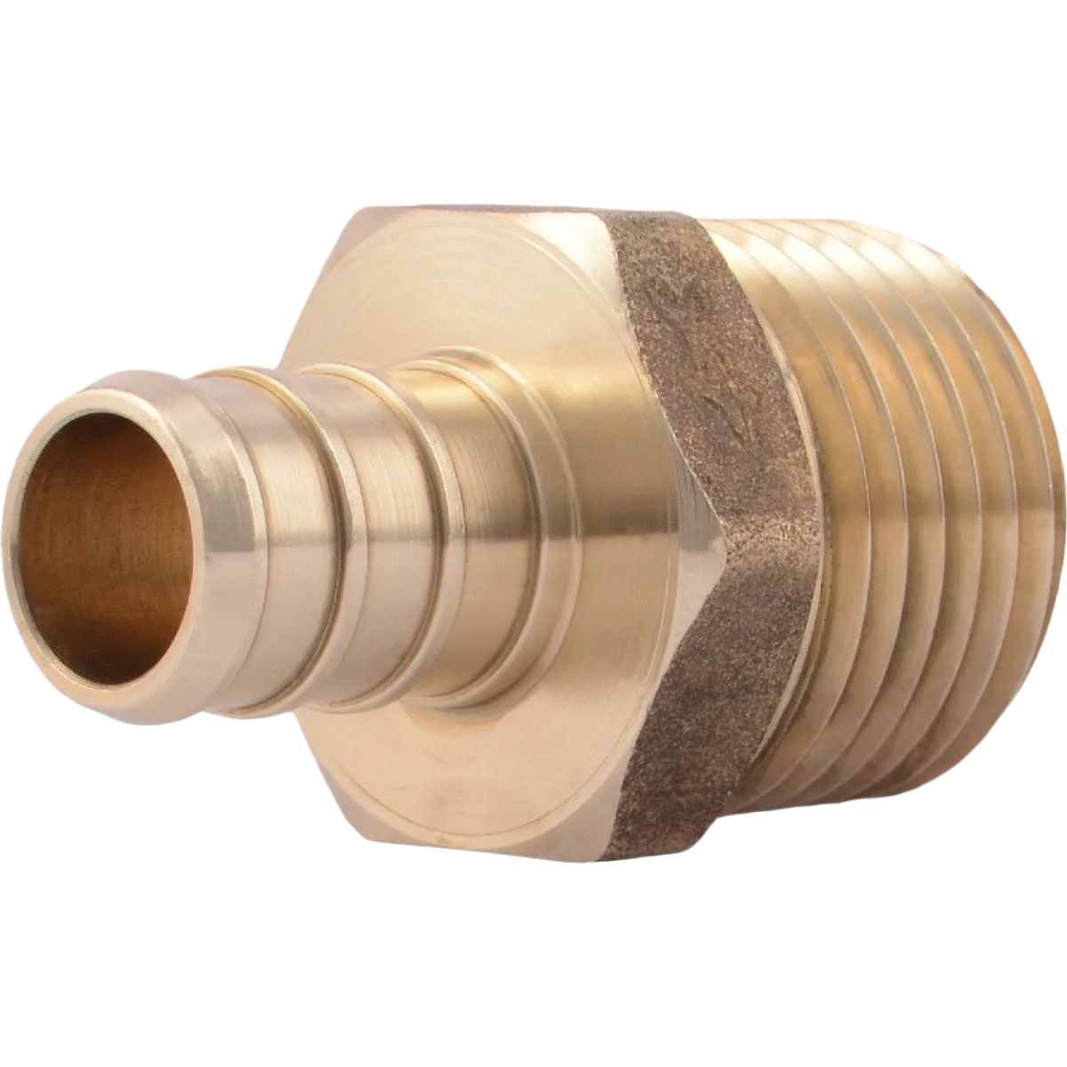 Smooth SharkBite 1 2 CF x 1 2 MPT PEX Brass Adapter Enhanced
