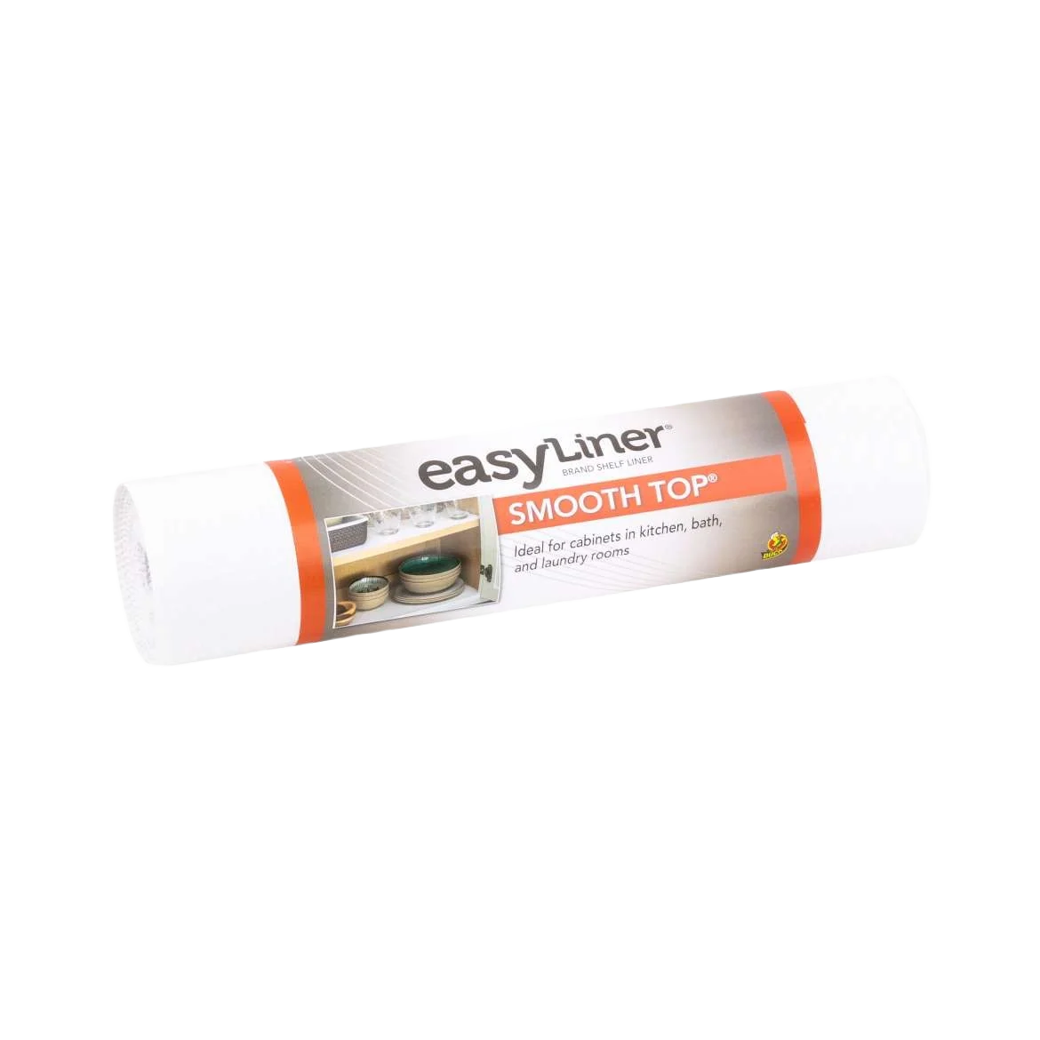 Long-Lasting Duck Brand EasyLiner Smooth Top White Shelf Liner 12 in. x 10 ft. Excellent