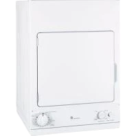Quality GE Spacemaker® 240V 3.6 cu. ft. Capacity Stationary Electric Dryer Proven