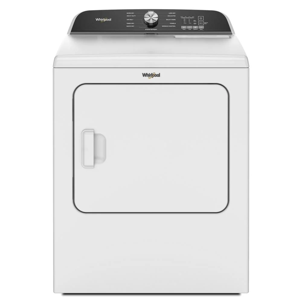 Refined 7.0 Cu. Ft. Whirlpool® Top Load Gas Dryer with Moisture Sensor Optimized