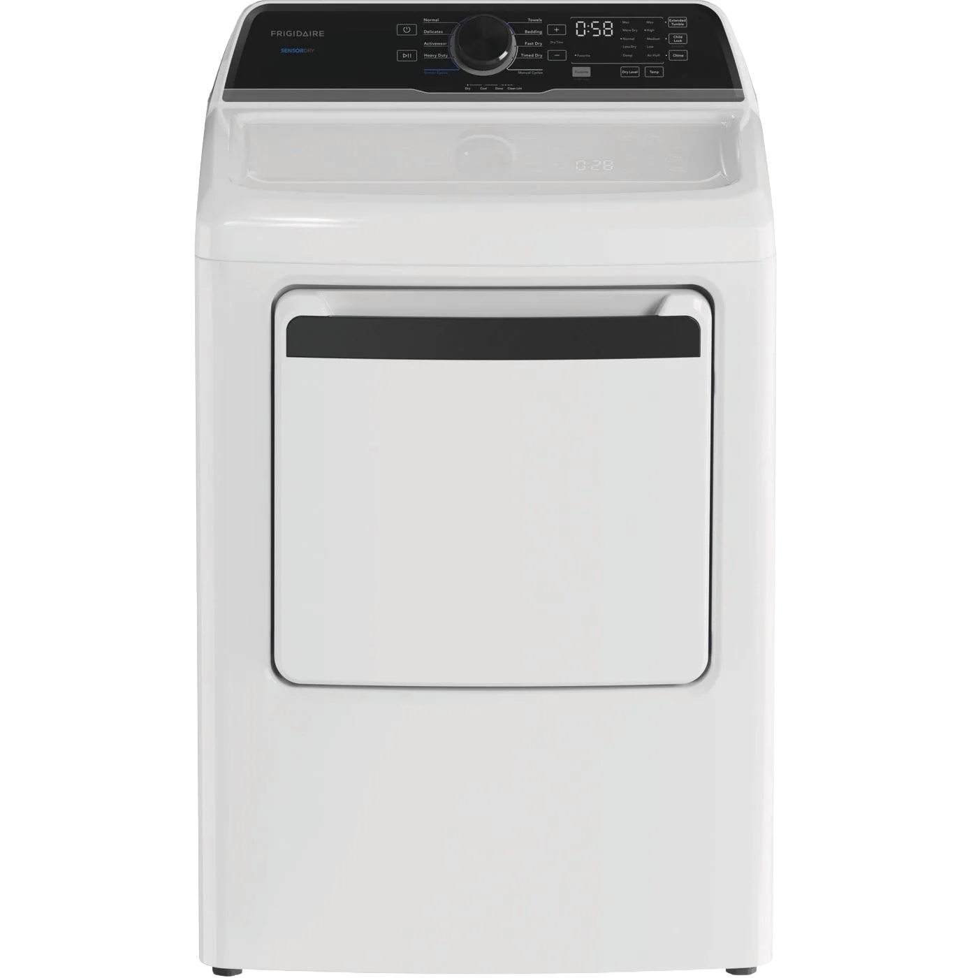 Minimalist 7 Cu. Ft. Electric Dryer Reusable