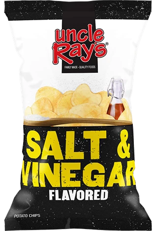 Soft Uncle Ray’s Salt Vinegar Potato Chips 8.5 oz. Artisan