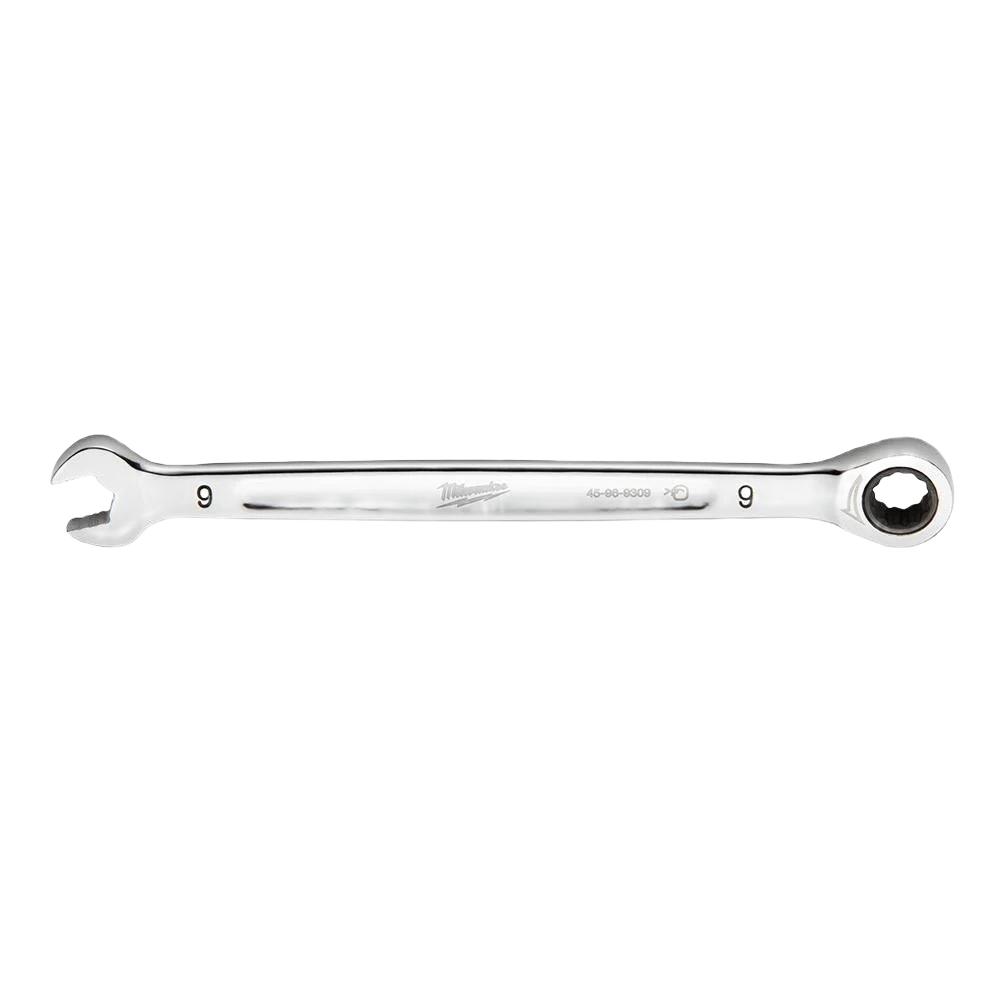 Next-Generation Milwaukee 9-mm Metric Ratcheting Combination Wrench Selected