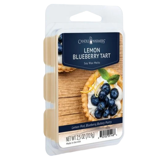 Minimalist Candle Warmers Lemon Blueberry Tart Classic Wax Melts 6 Pack Carefully Designed