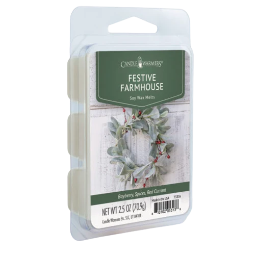 Dependable Candle Warmers Festive Farmhouse Classic Wax Melts 6-Pack Sophisticated