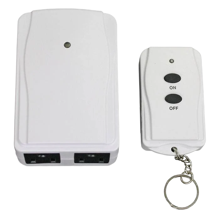 Artisan Prime Wire Cable Indoor Wireless 2-Outlet Remote Control with Transmitter Clean