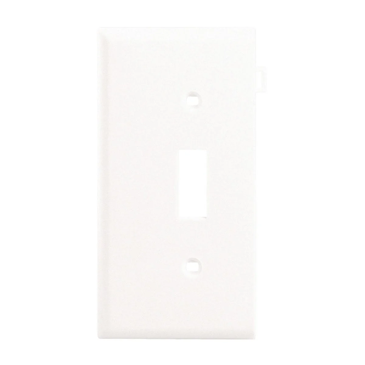 High-Performance Leviton 1-Gang White Plastic Sectional Toggle Switch Wall Plate End Panel Smooth