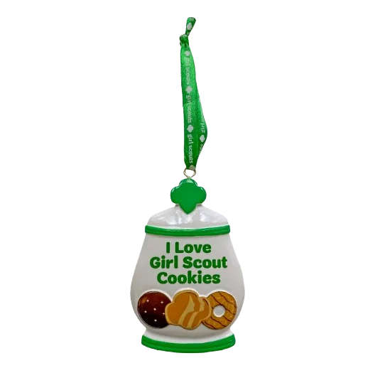 Traditional Kurt S. Adler Personalized Girl Scout Cookie Jar Ornament Reusable