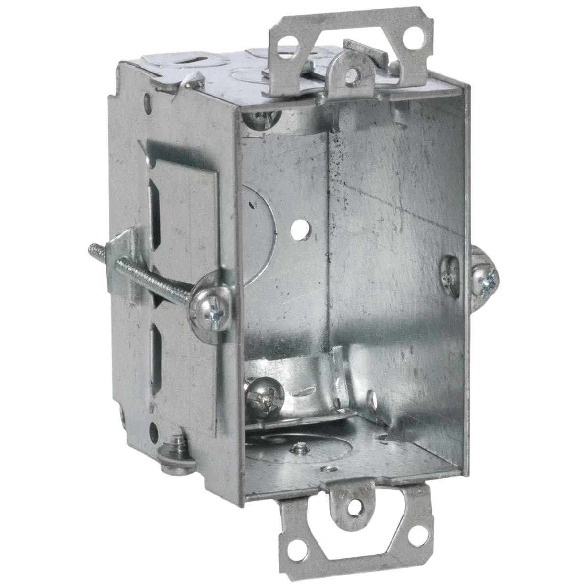 Secure Southwire 1-Gang 12.5 Cu. In. Steel Welded Wall Box Pure