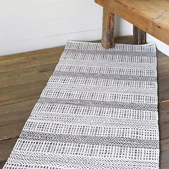 Eco-Friendly PD Home and Garden Geometric Runner Rug 30 x 80 Selected