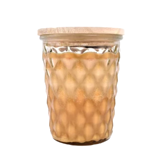 Functional Sawn Creek 12oz Crushed Velvet Timeless Jar Candle Long-Lasting