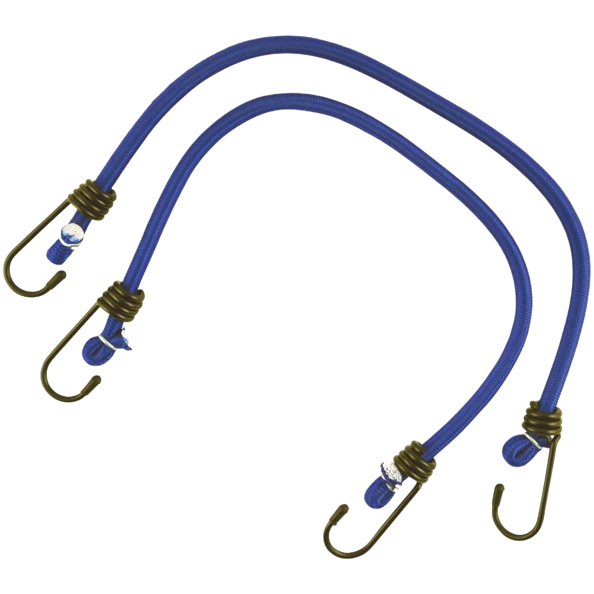 Fine Erickson Vinyl Coated Steel Bungee Cord Set 8mm x 24 In. Pure