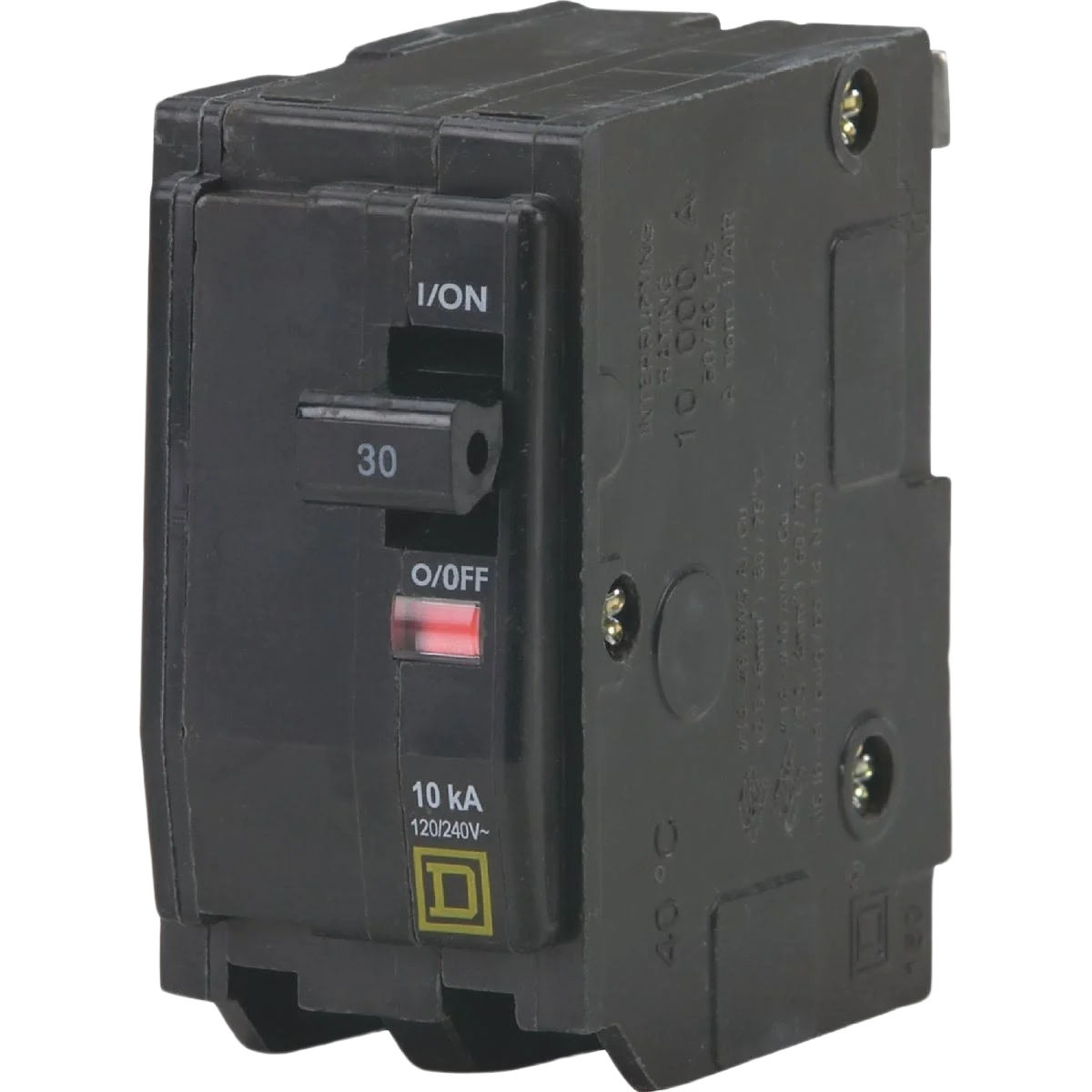 Stylish Square D QO 30A Double-Pole Circuit Breaker Fashionable