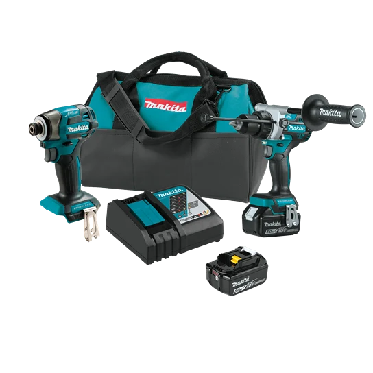 High-Quality Makita 18V LXT® Lithium Ion Brushless Cordless 2-Pc. Combo Kit Luxury