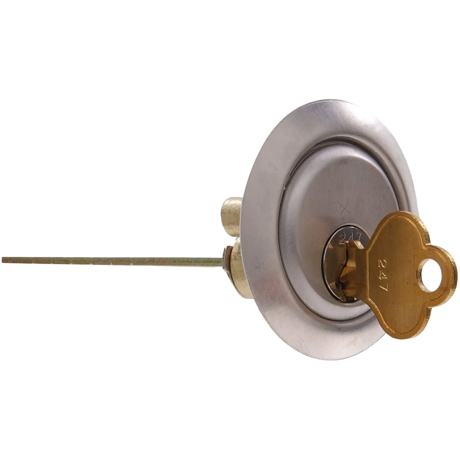 Comfortable Hillman Deadbolt Rim Cylinder Lock – Aluminum Finish Consistent