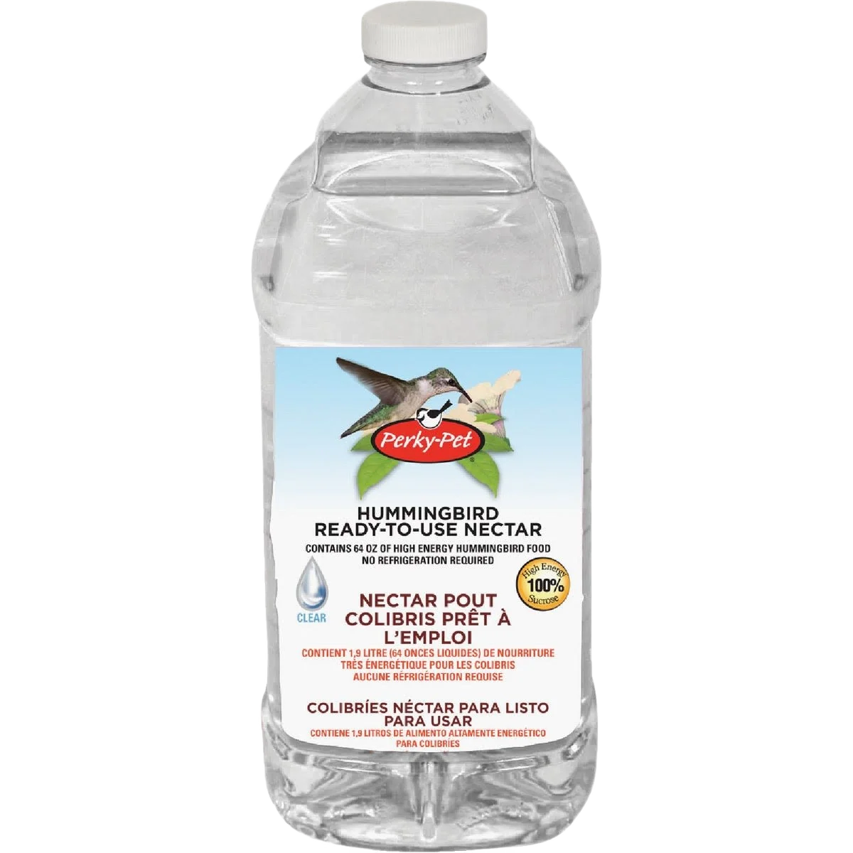 Top-Quality Perky-Pet Clear Liquid Hummingbird Nectar 64 oz. Trendy