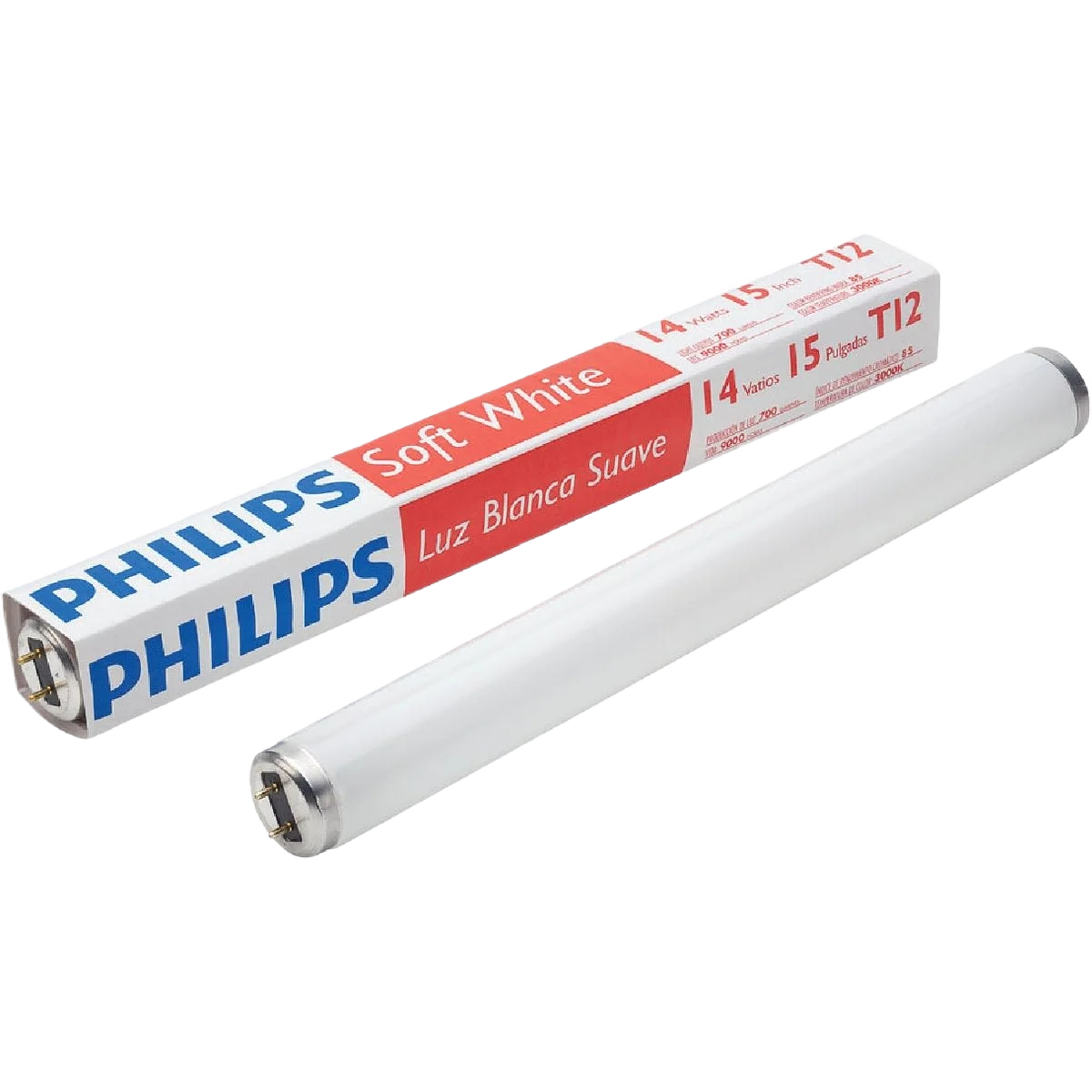 Long-Lasting Philips 14 Watt T12 Medium Bi-Pin Fluorescent Tube Light Bulb Trusted