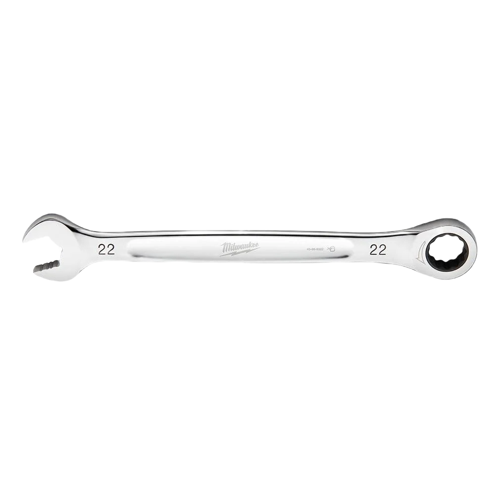 Solid Milwaukee 22-mm Metric Ratcheting Combination Wrench Reliable