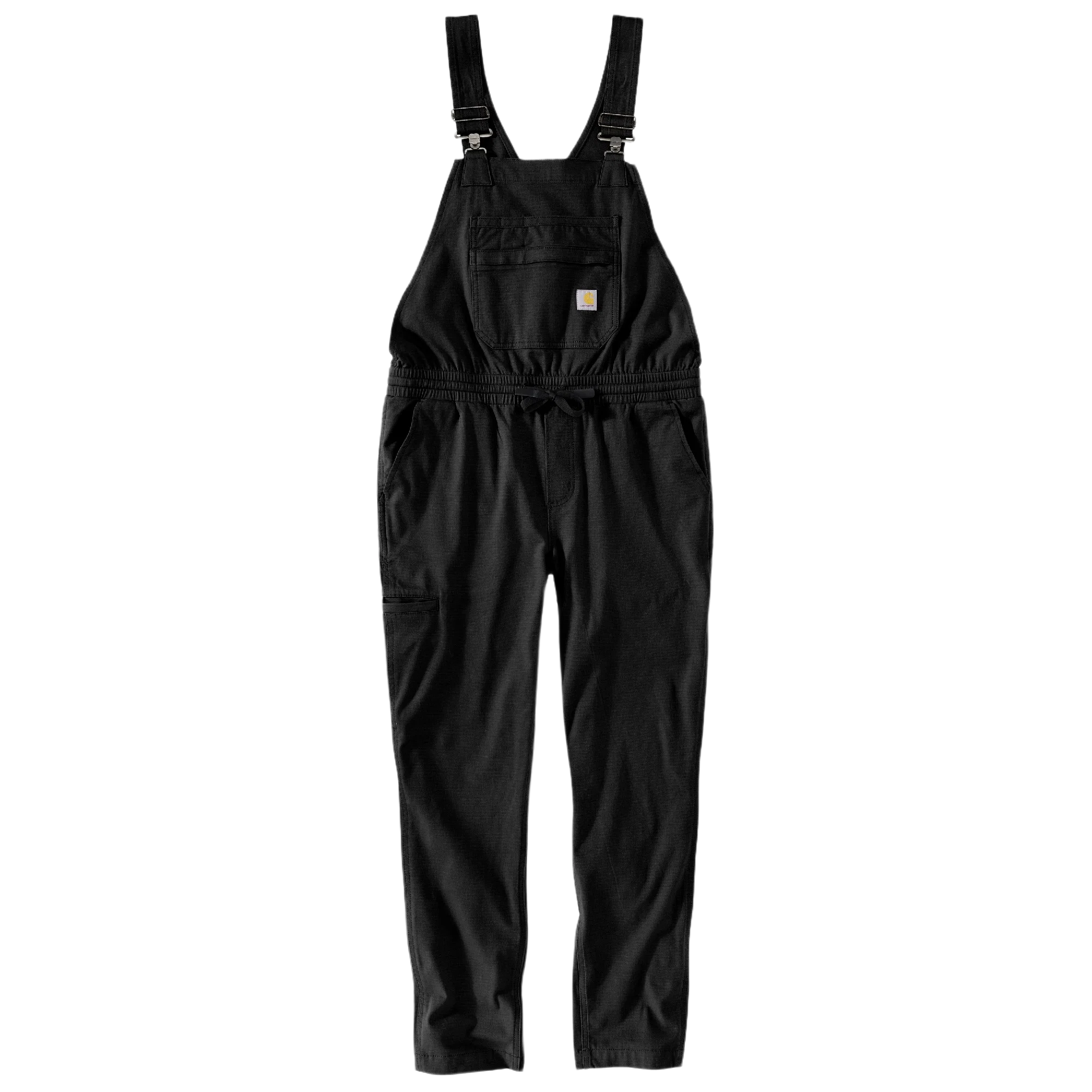 Exclusive Carhartt Women’s Tall Medium Black Force Ripstop Bib Overalls Minimalist