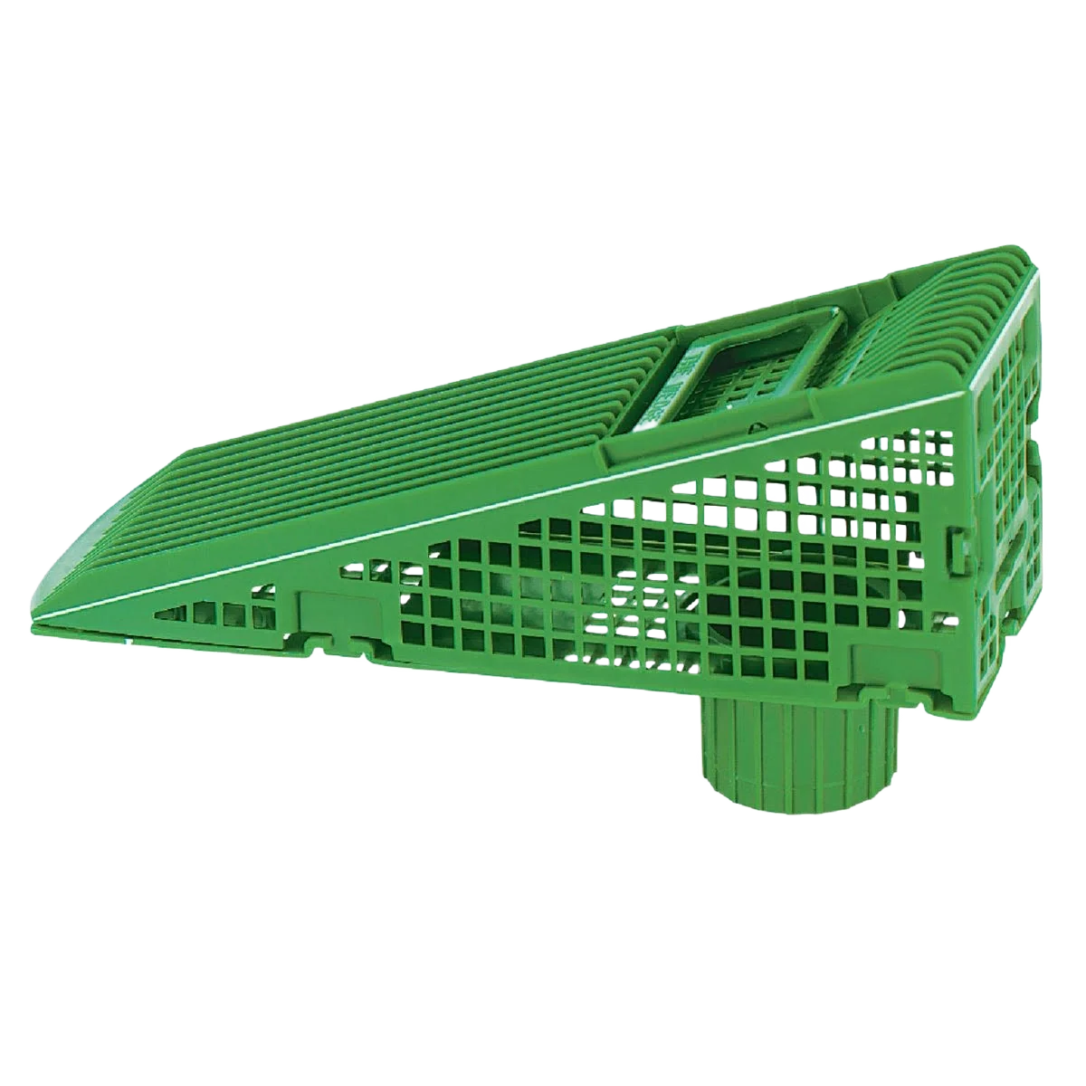 Carefully Designed Frost King Universal Wedge Downspout Screen Green Responsible